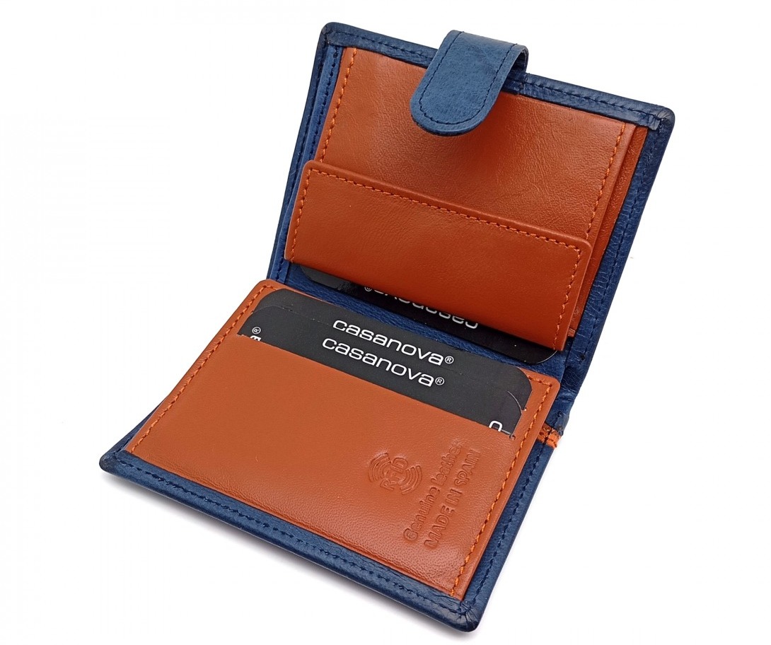 mini cartera con monedero parte interna